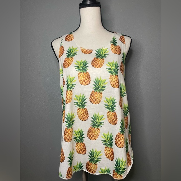 Pineapple Print Tank - Picture 4 of 4